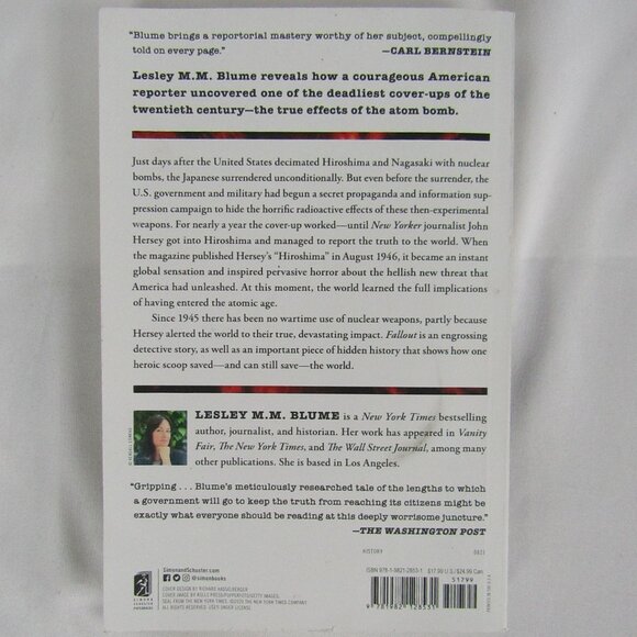 FALLOUT | By Lesley M. M. Blume | Soft Cover Edition - Picture 2 of 3